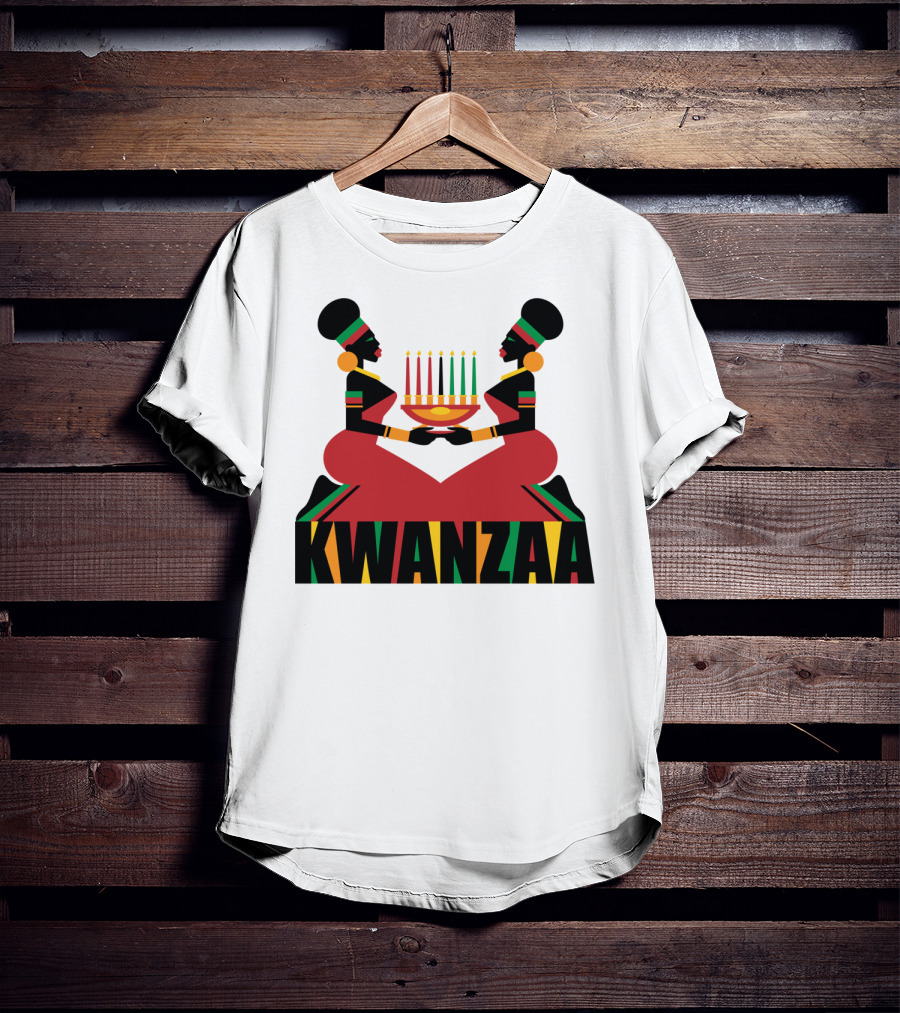 Kwanzaa Celebration African Kinara Tradition T-Shirt
