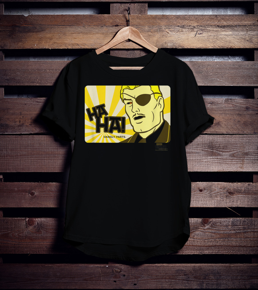 Ha Ha Dangly Parts Harvey Birdman Attorney At Law Phil Ken Sebben T-Shirt