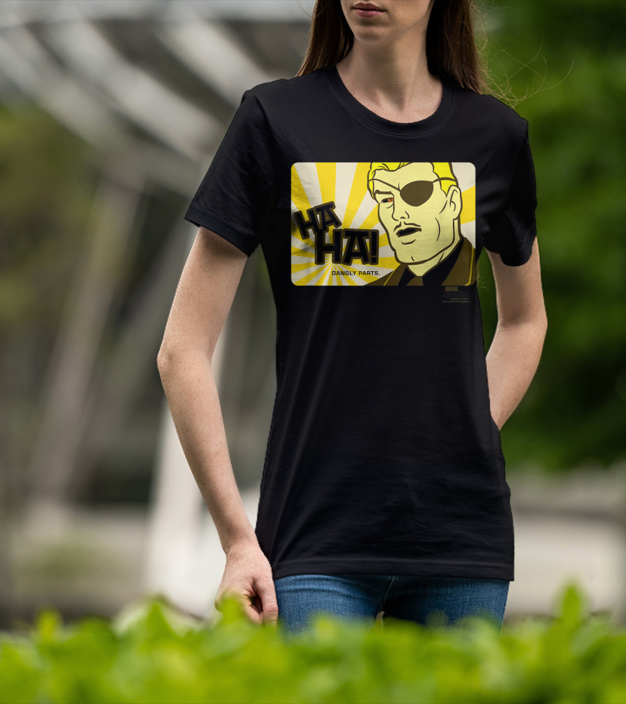 Ha Ha Dangly Parts Harvey Birdman Attorney At Law Phil Ken Sebben T-Shirt