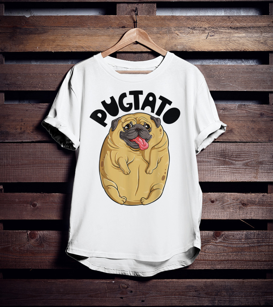 Pugtato Pug Potato Dog Lovers T-Shirt