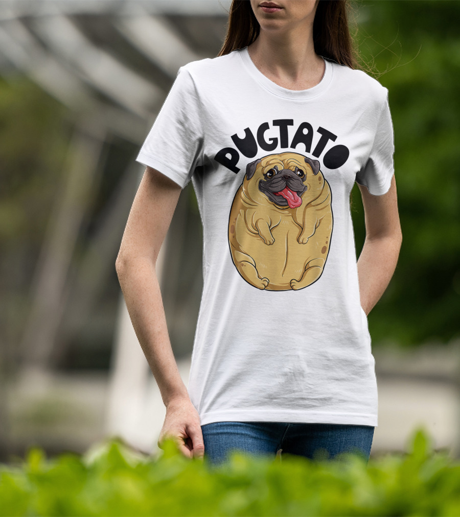 Pugtato Pug Potato Dog Lovers T-Shirt