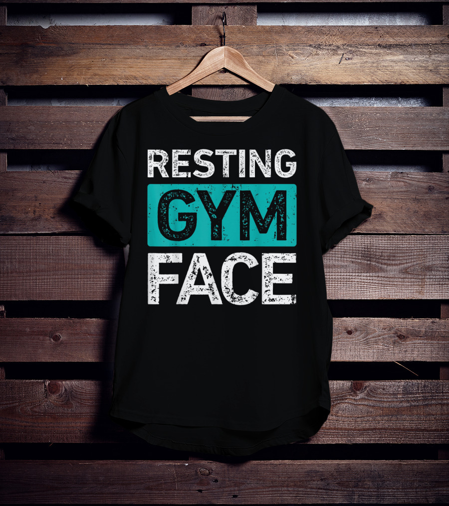 Resting Gym Face Fitness T-Shirt