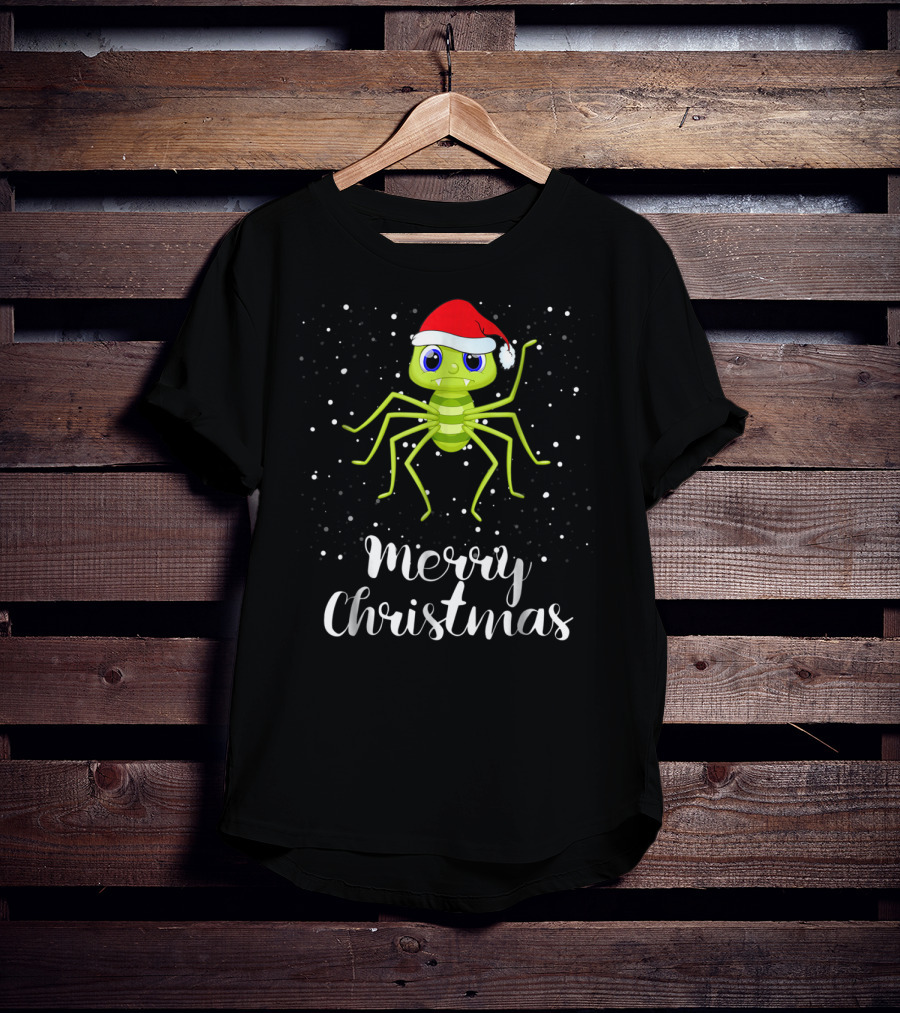 Merry Christmas Spider Funny Family Group Holiday T-Shirt