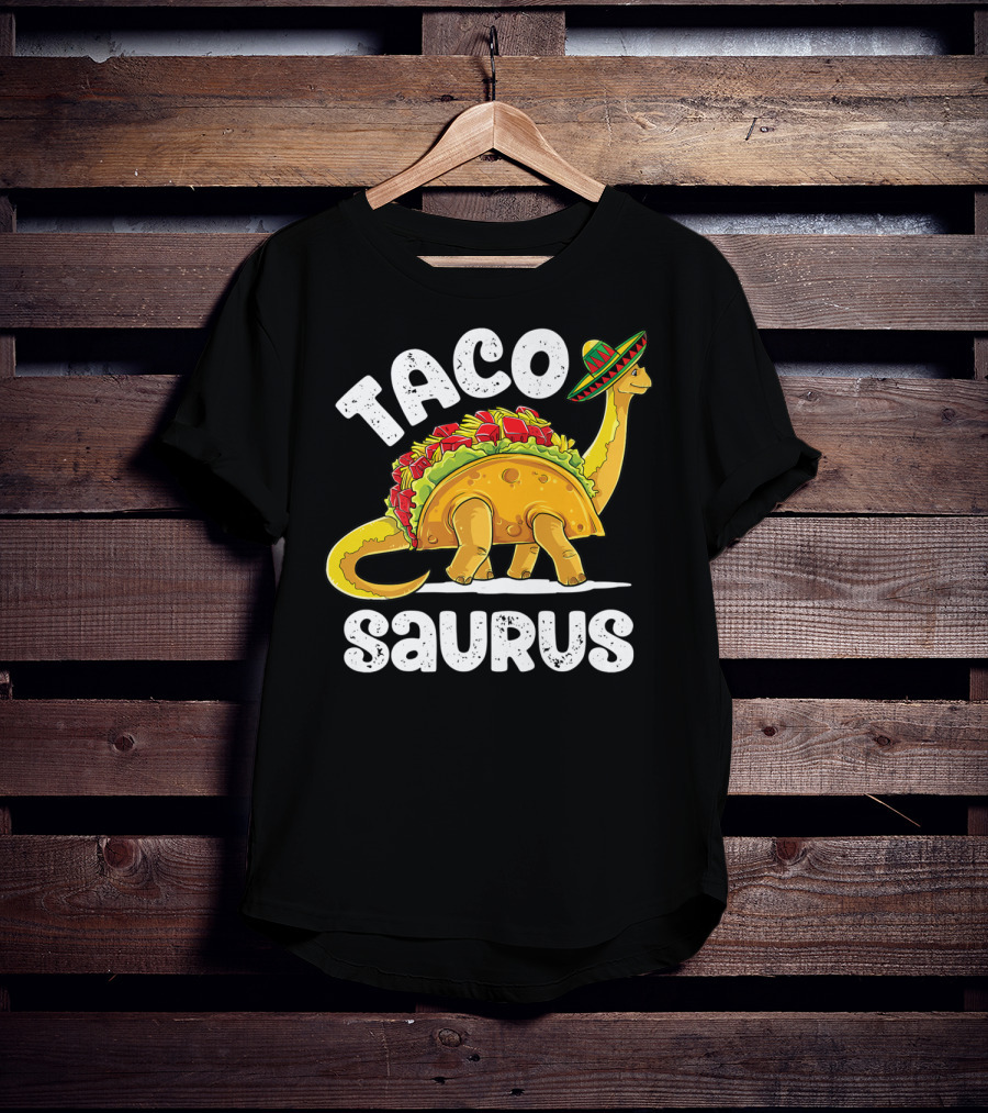 Tacosaurus Cinco De Mayo Sombrero Delight T-Shirt