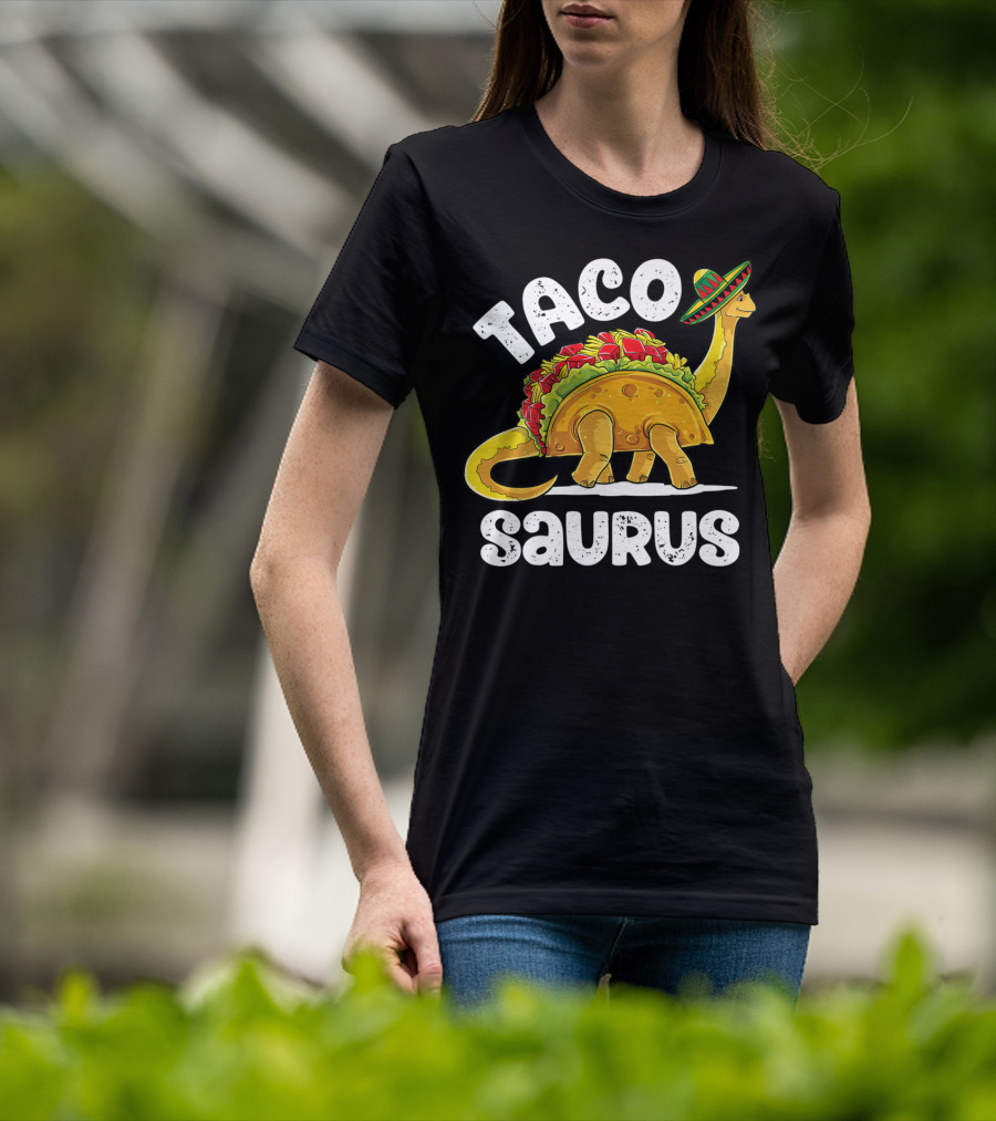 Tacosaurus Cinco De Mayo Sombrero Delight T-Shirt