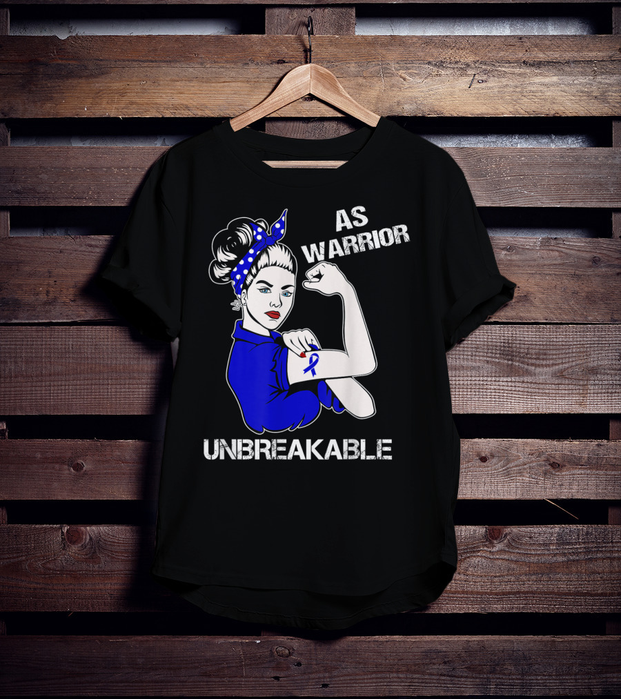 AS Warrior Unbreakable Rosie The Riveter T-Shirt