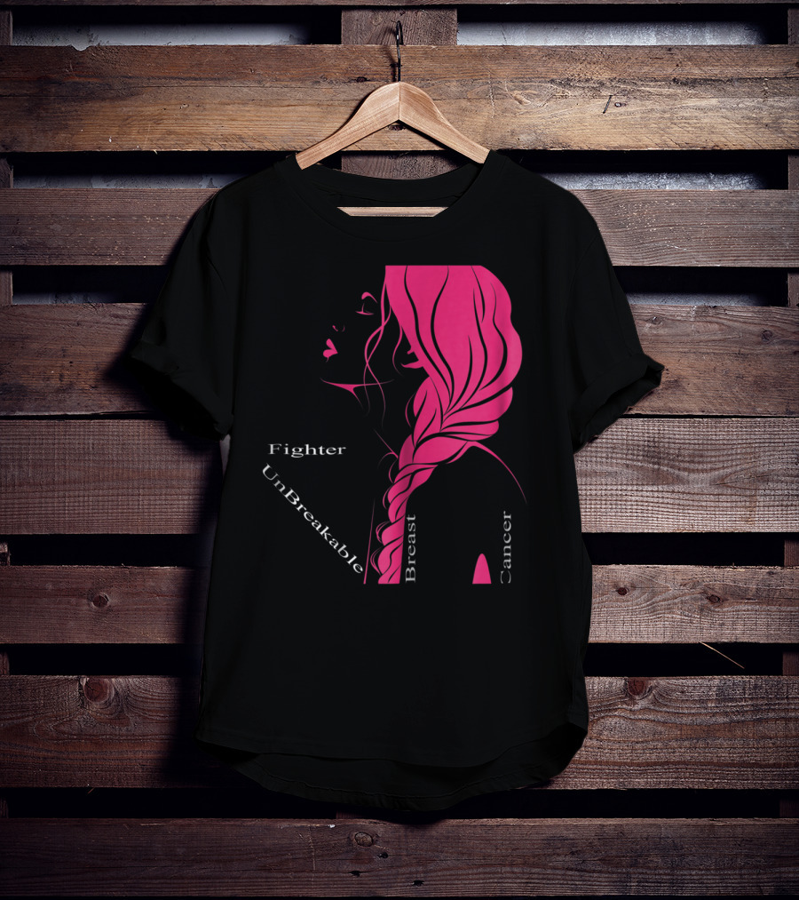 Breast Cancer Fighter Unbreakable Warrior T-Shirt