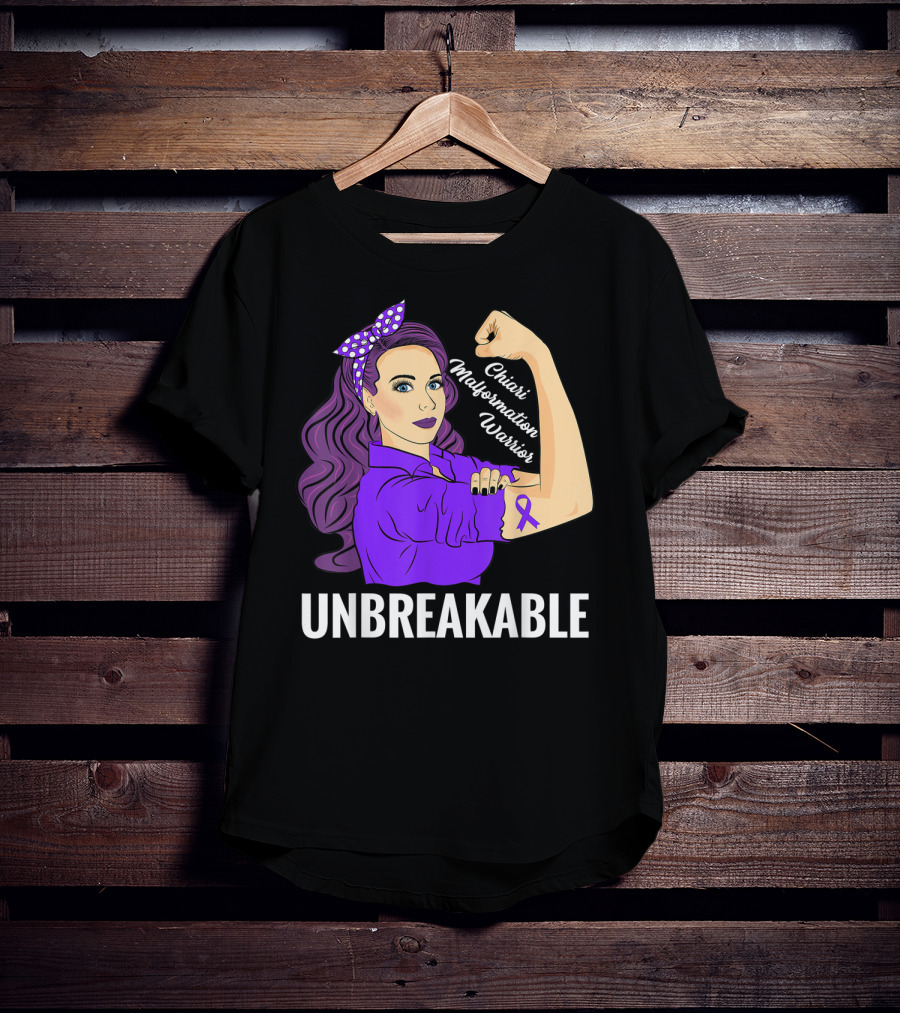 Unbreakable Chiari Malformation Awareness Warrior T-Shirt