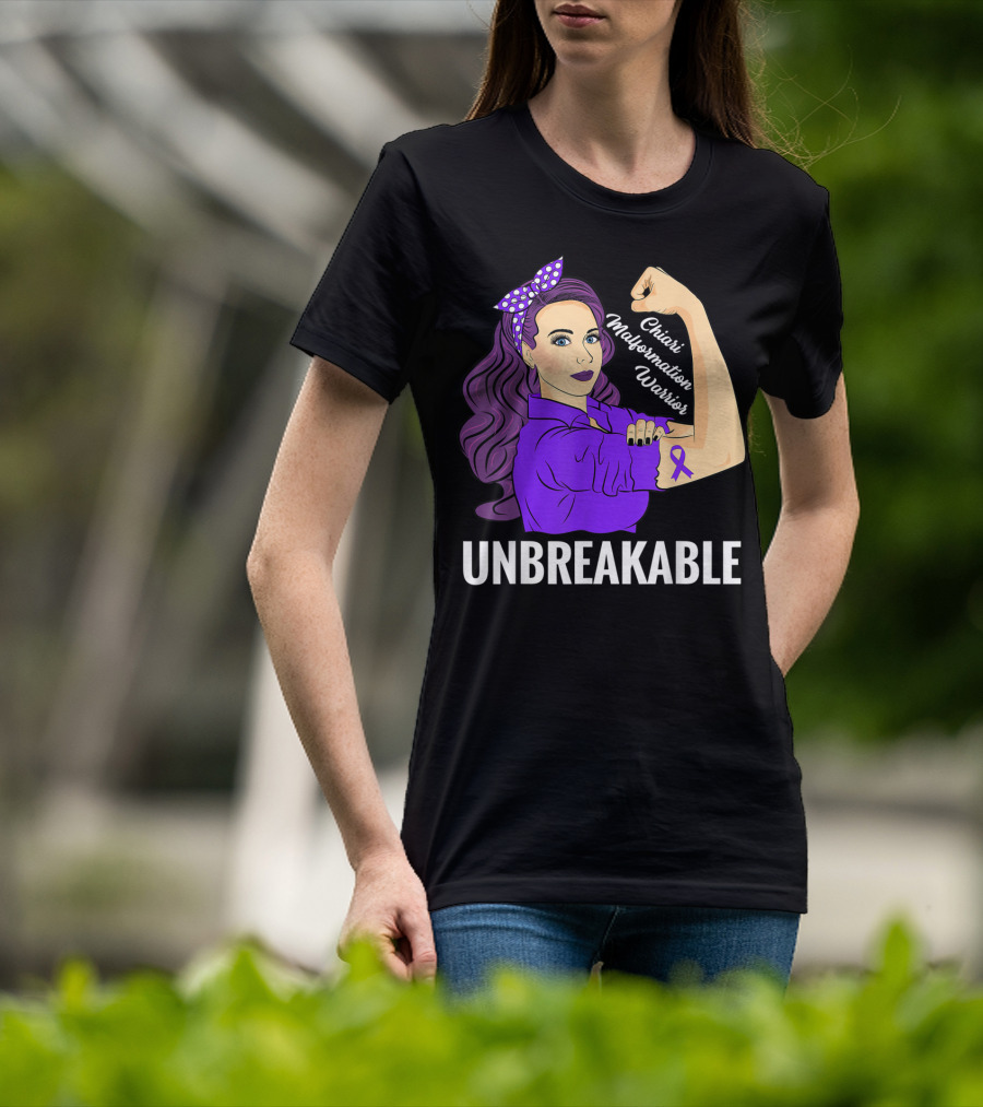 Unbreakable Chiari Malformation Awareness Warrior T-Shirt