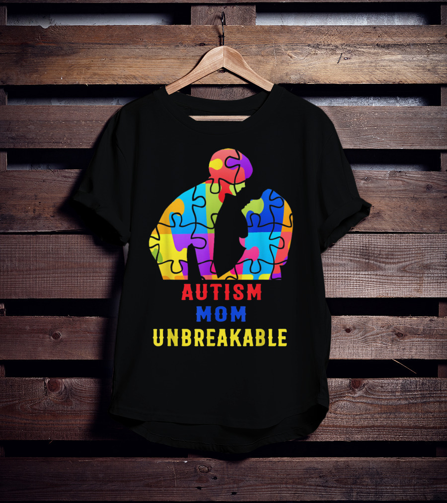 Autism Mom Unbreakable Puzzle T-Shirt