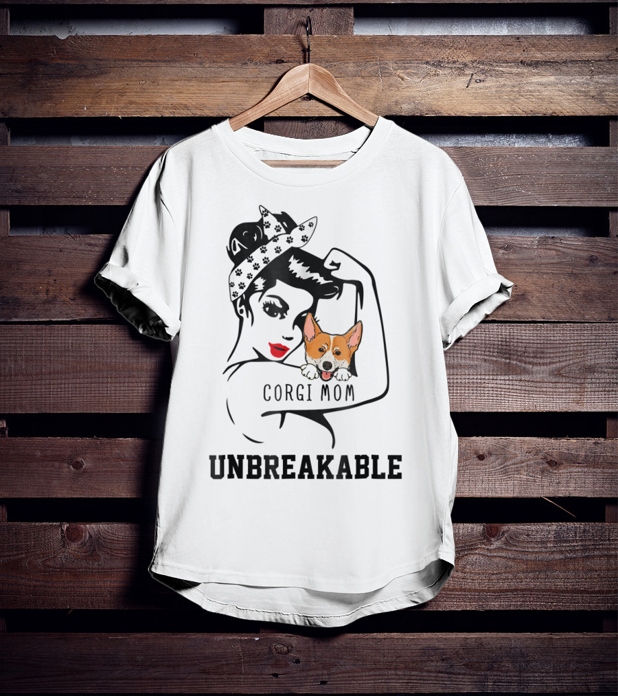 Pembroke Corgi Mom Unbreakable T-Shirt