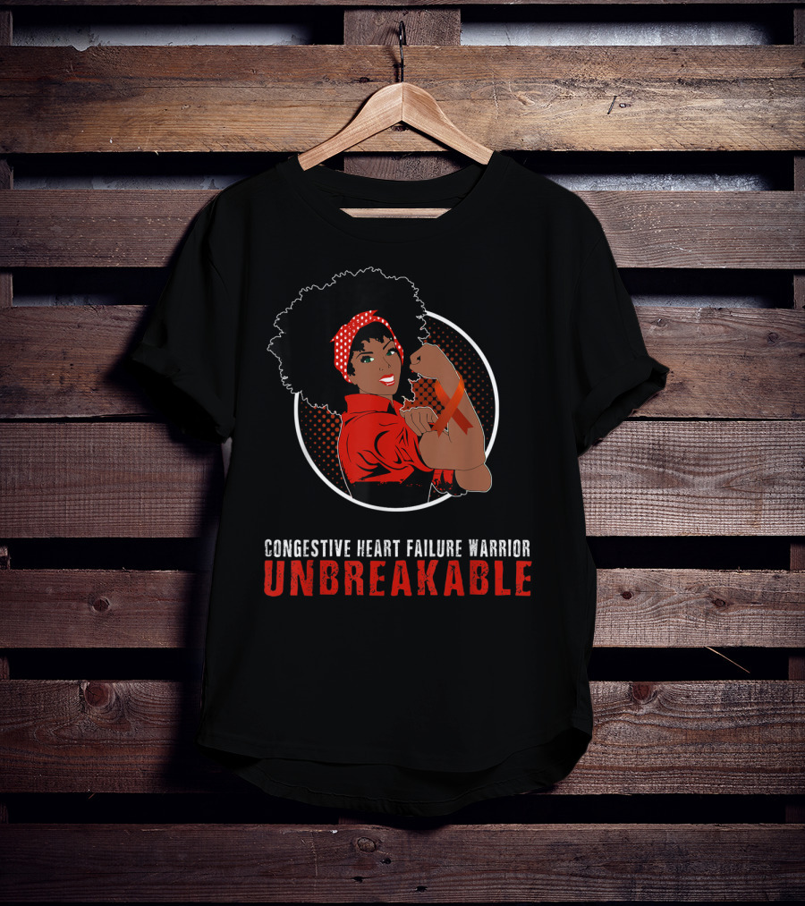 Congestive Heart Failure Warrior Unbreakable T-Shirt