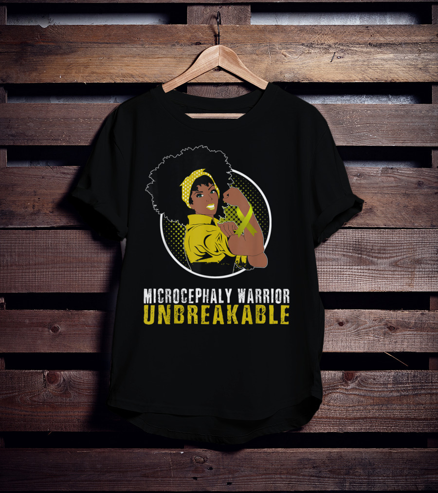 Black Girl Microcephaly Warrior Unbreakable T-Shirt