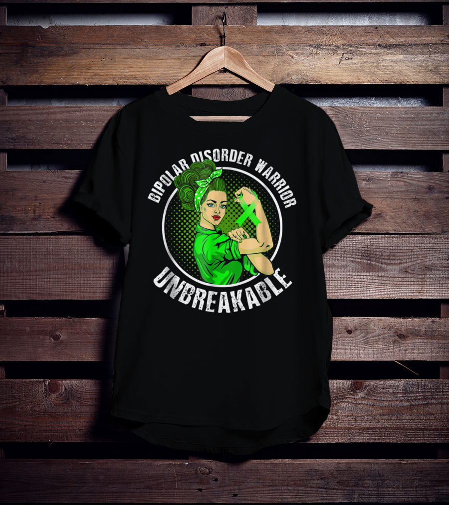 Bipolar Disorder Warrior Unbreakable T-Shirt