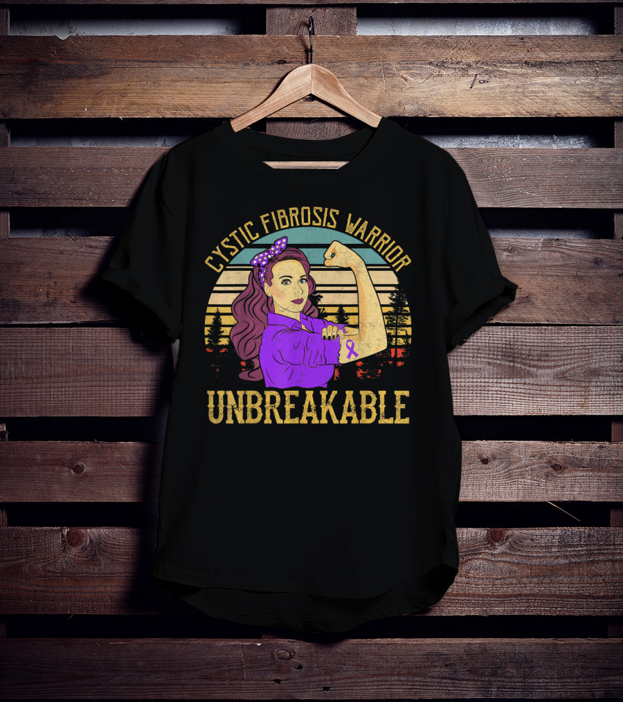 Cystic Fibrosis Warrior Unbreakable T-Shirt