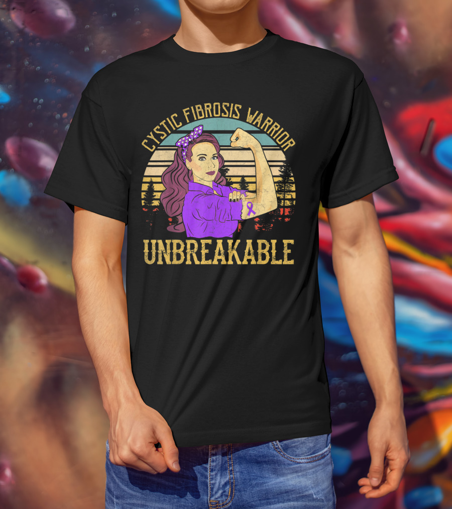 Cystic Fibrosis Warrior Unbreakable T-Shirt