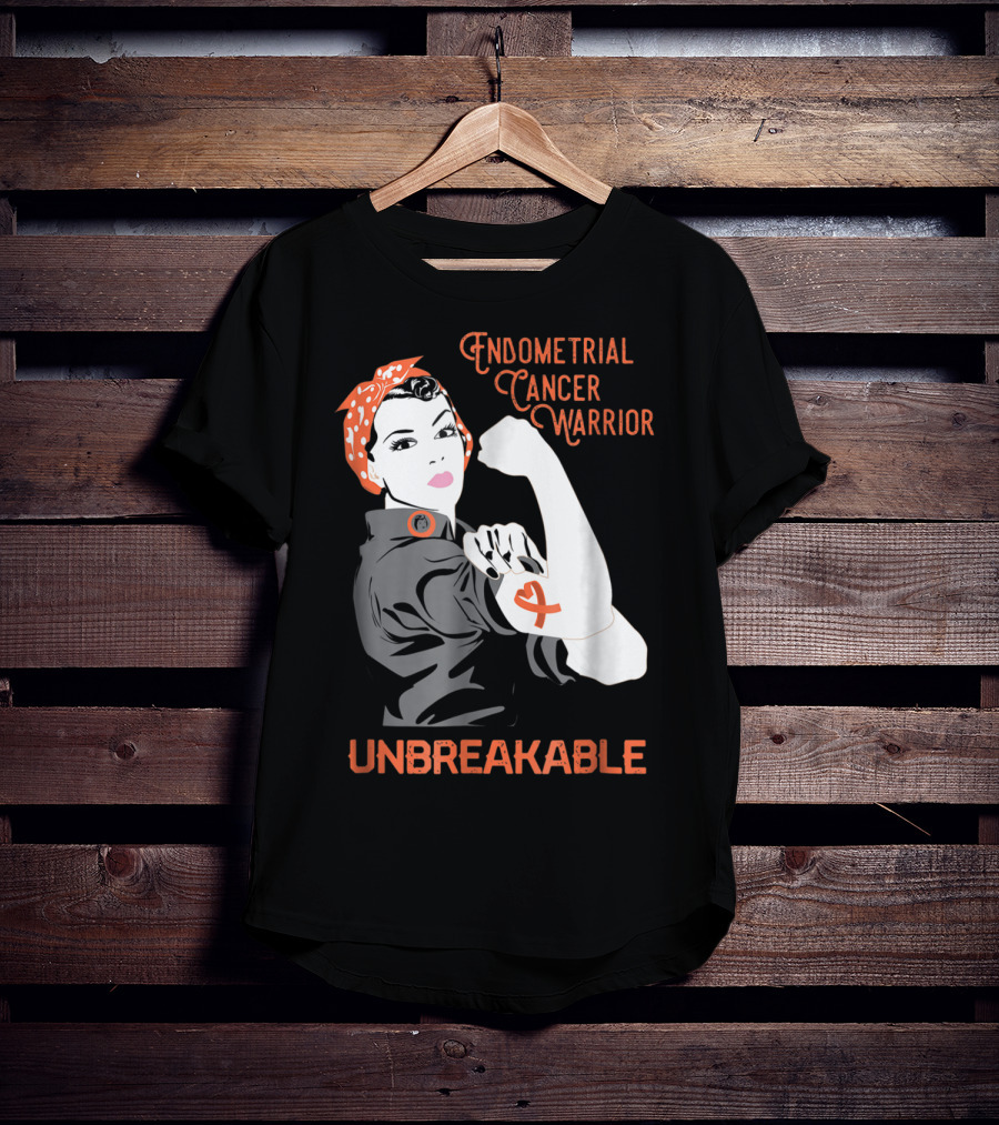 Endometrial Cancer Warrior Unbreakable T-Shirt