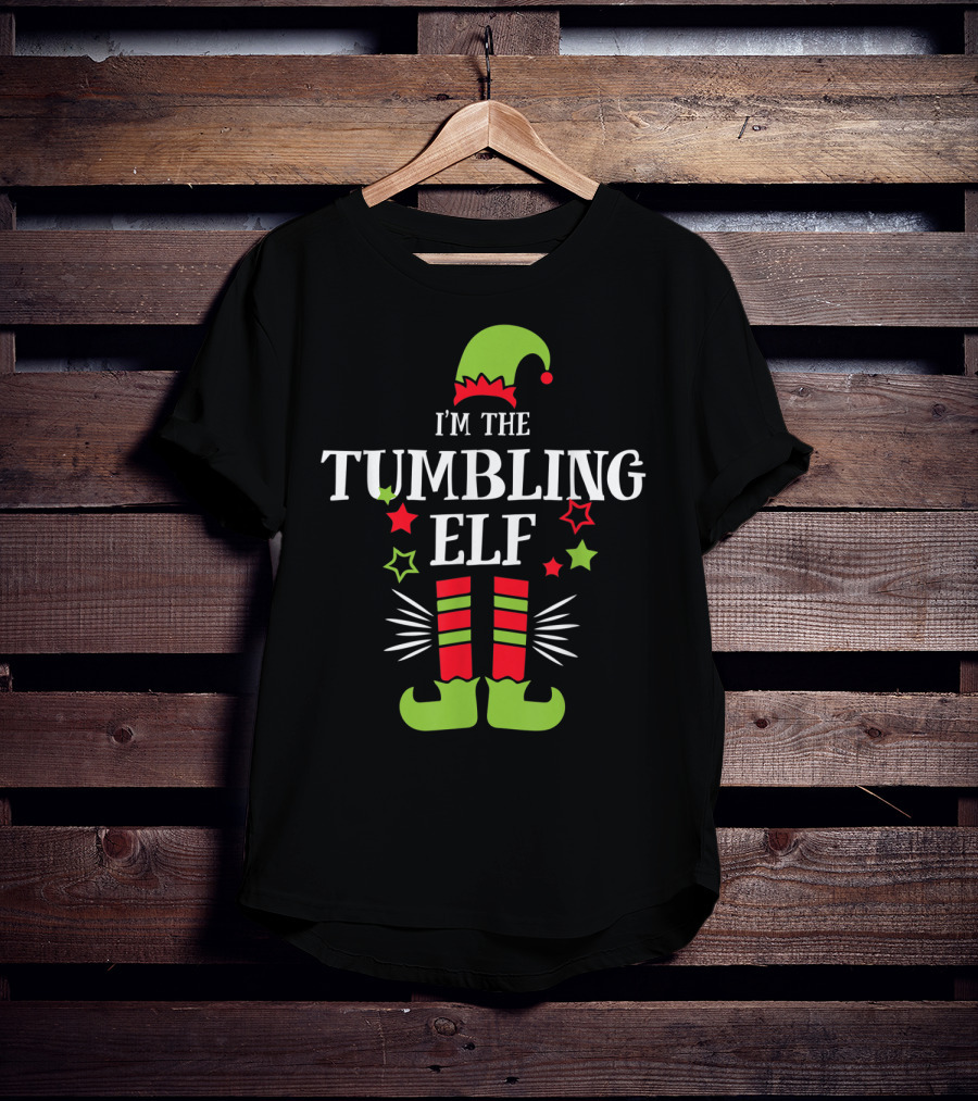 I'm The Tumbling Elf Festive Holiday Costume T-Shirt