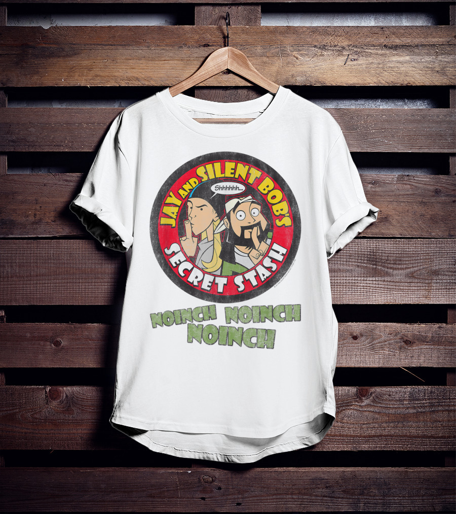 Jay And Silent Bob's Secret Stash Shhhhh Noinch Noinch Noinch T-Shirt