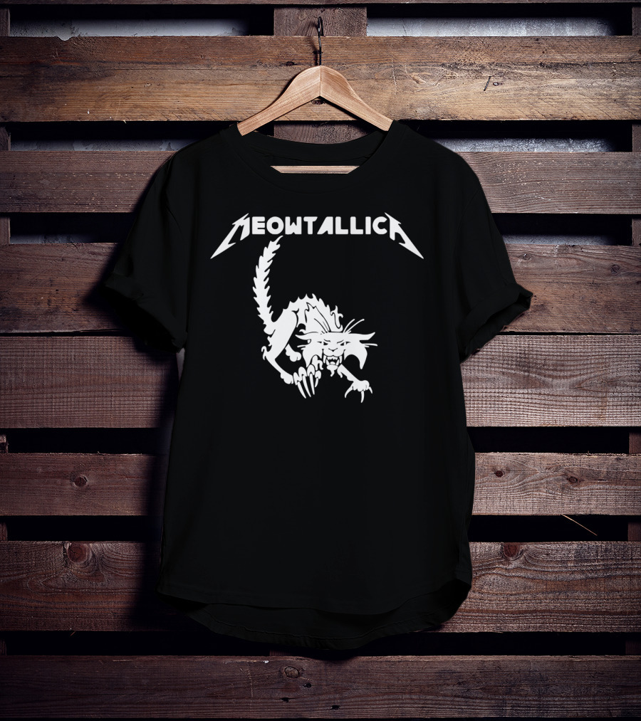 Meowtallica Heavy Metal Cat Lover Feline T-Shirt