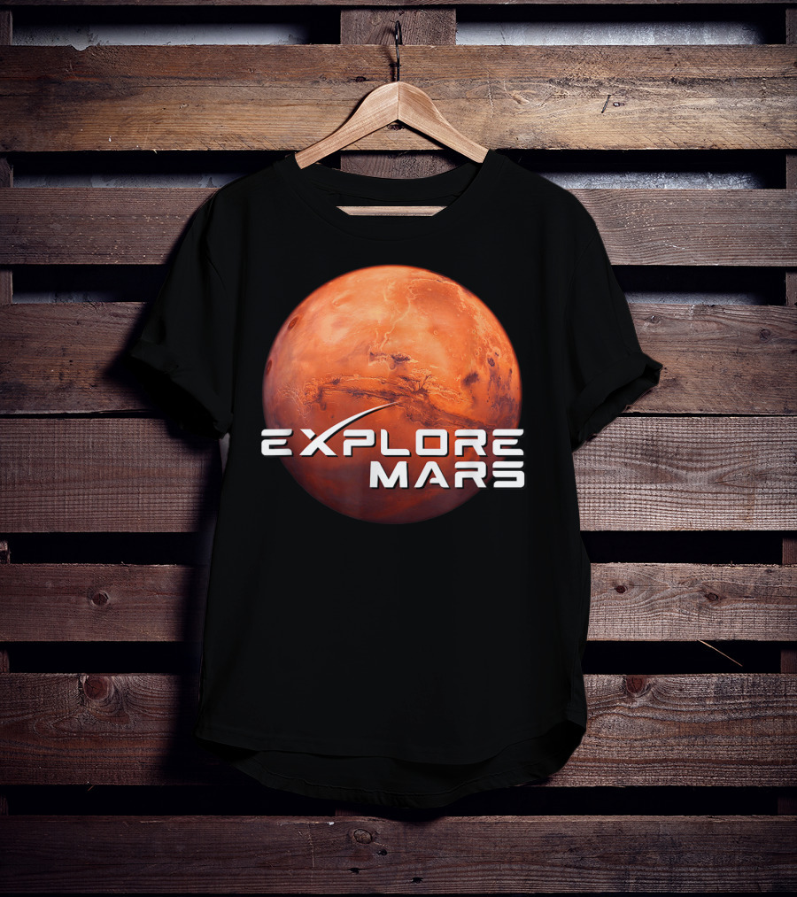 Explore Mars SpaceX Mars Exploration T-Shirt