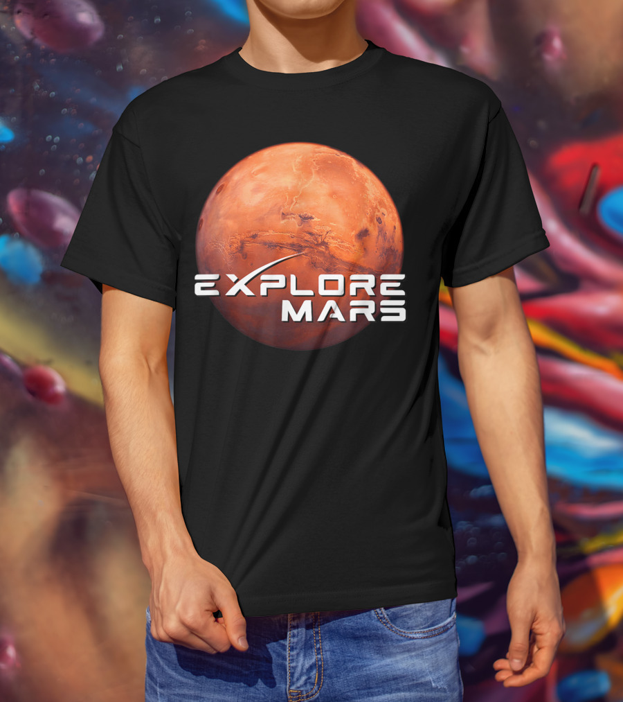 Explore Mars SpaceX Mars Exploration T-Shirt