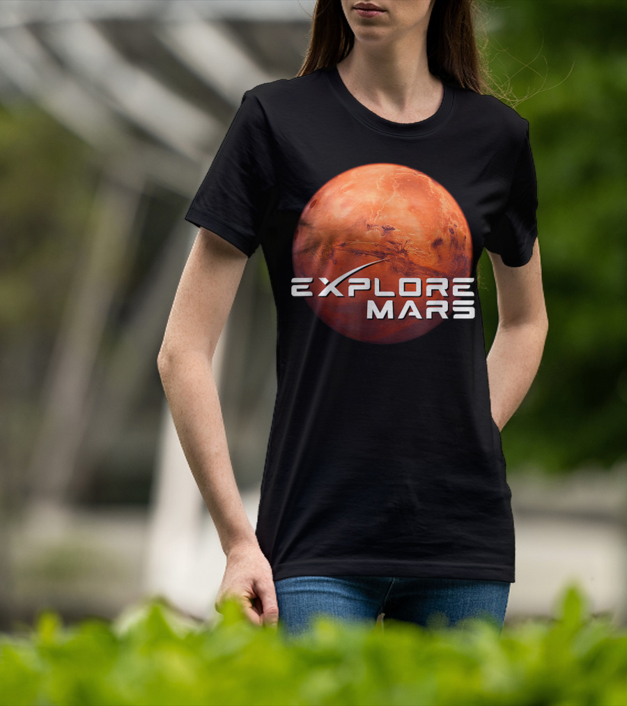 Explore Mars SpaceX Mars Exploration T-Shirt