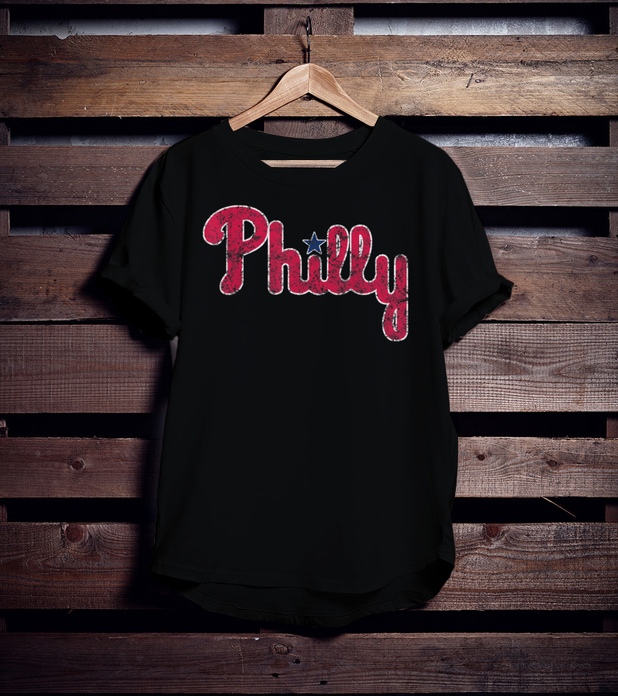 Philadelphia Baseball Vintage Philly Star T-Shirt