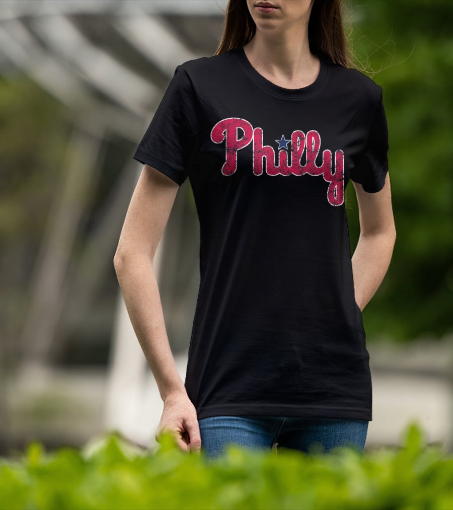 Philadelphia Baseball Vintage Philly Star T-Shirt