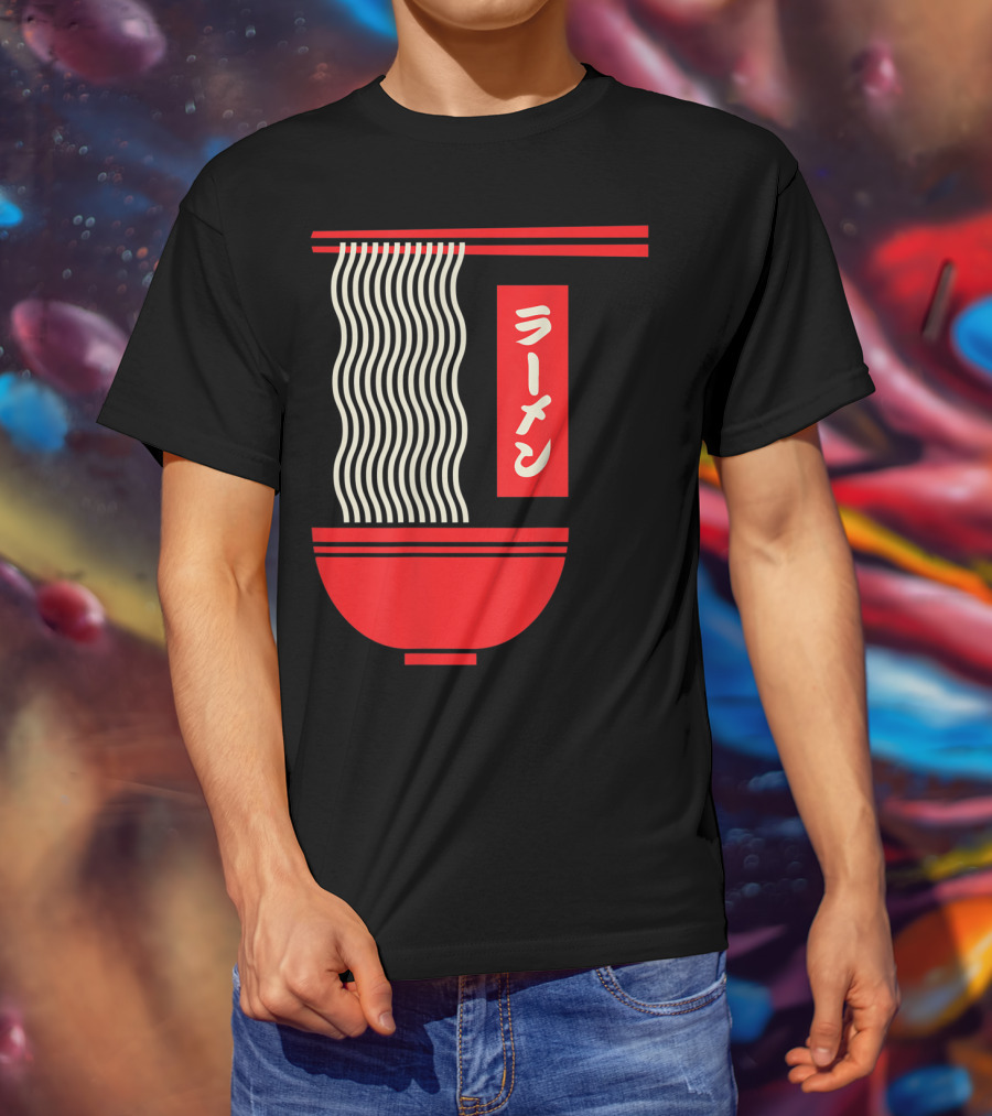 Retro Vintage Japanese Ramen Noodles T-Shirt