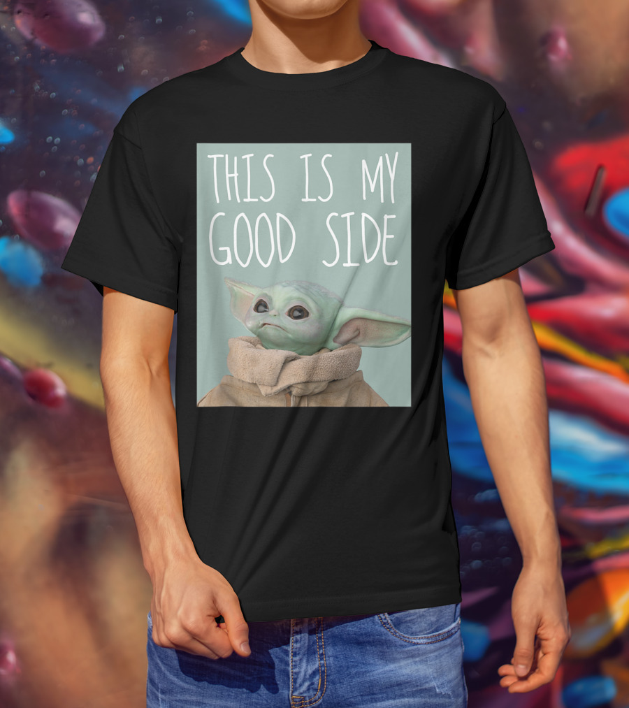 This Is My Good Side Star Wars The Mandalorian The Child T-Shirt
