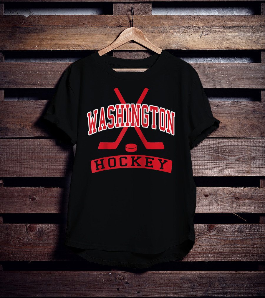 Washington DC Vintage Ice Hockey Historic Charm T-Shirt