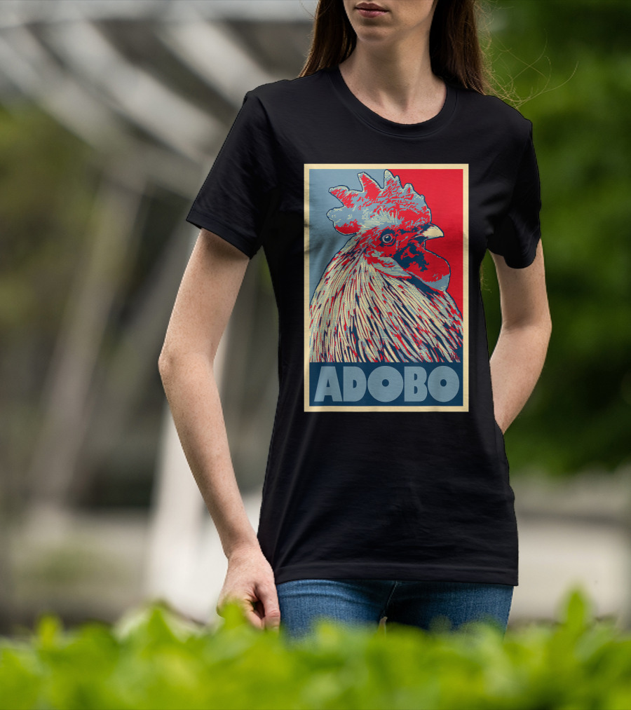 HOPE Adobo For FilAm Families And Friends Rooster T-Shirt