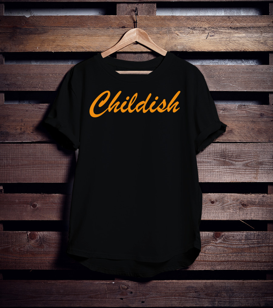 Golden Childish Jumper Jacket Cozy T-Shirt