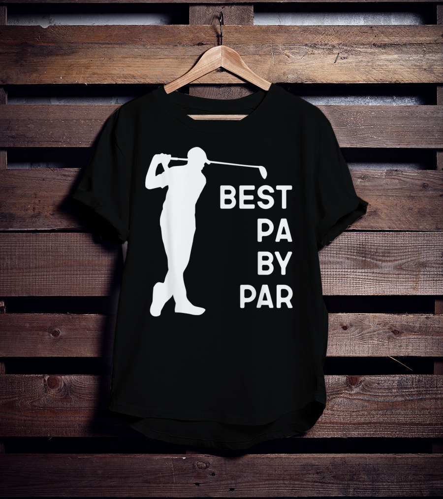 Best Pa By Par Golf Silhouette With Golfer Swing T-Shirt