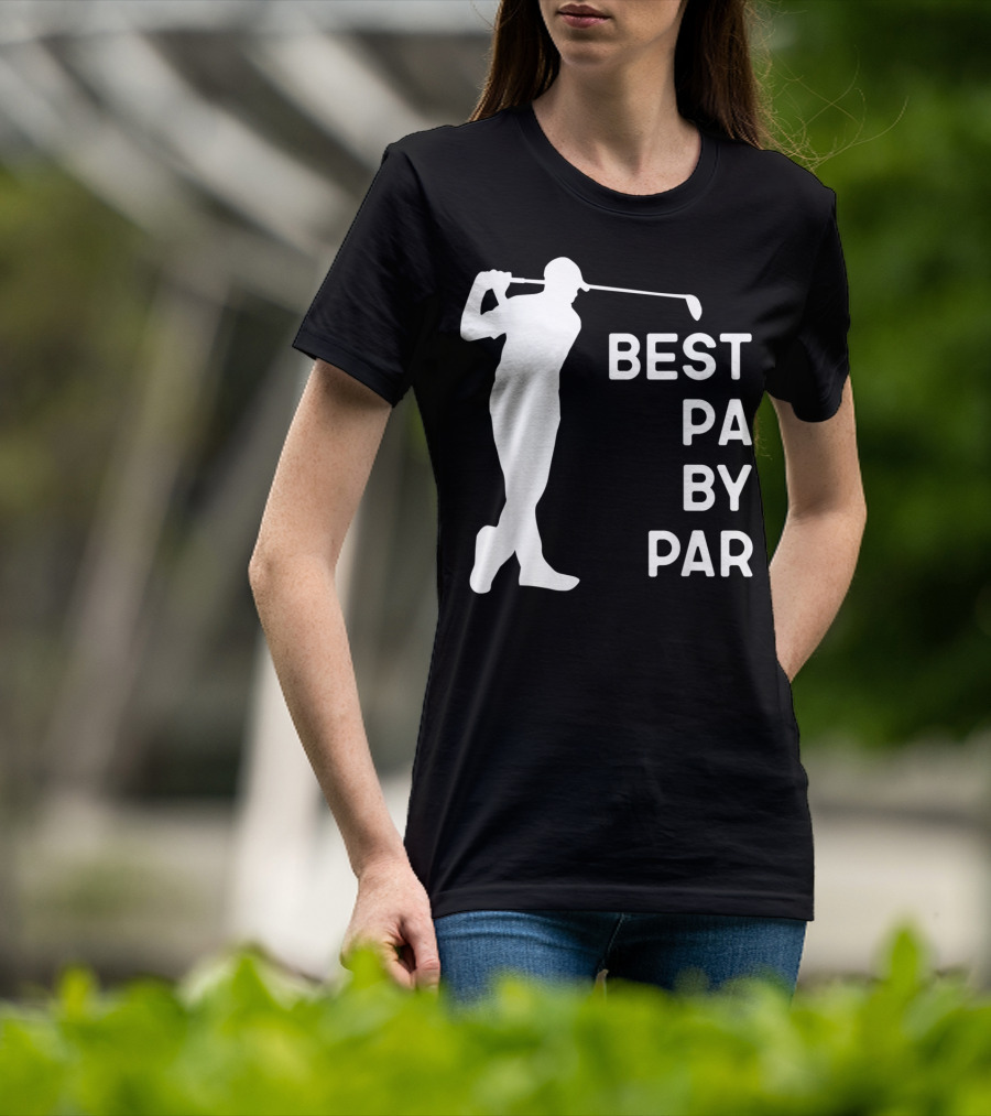 Best Pa By Par Golf Silhouette With Golfer Swing T-Shirt