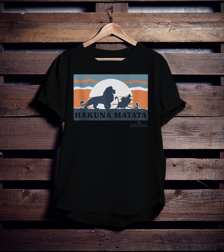 Hakuna Matata Disney The Lion King Sunset T-Shirt