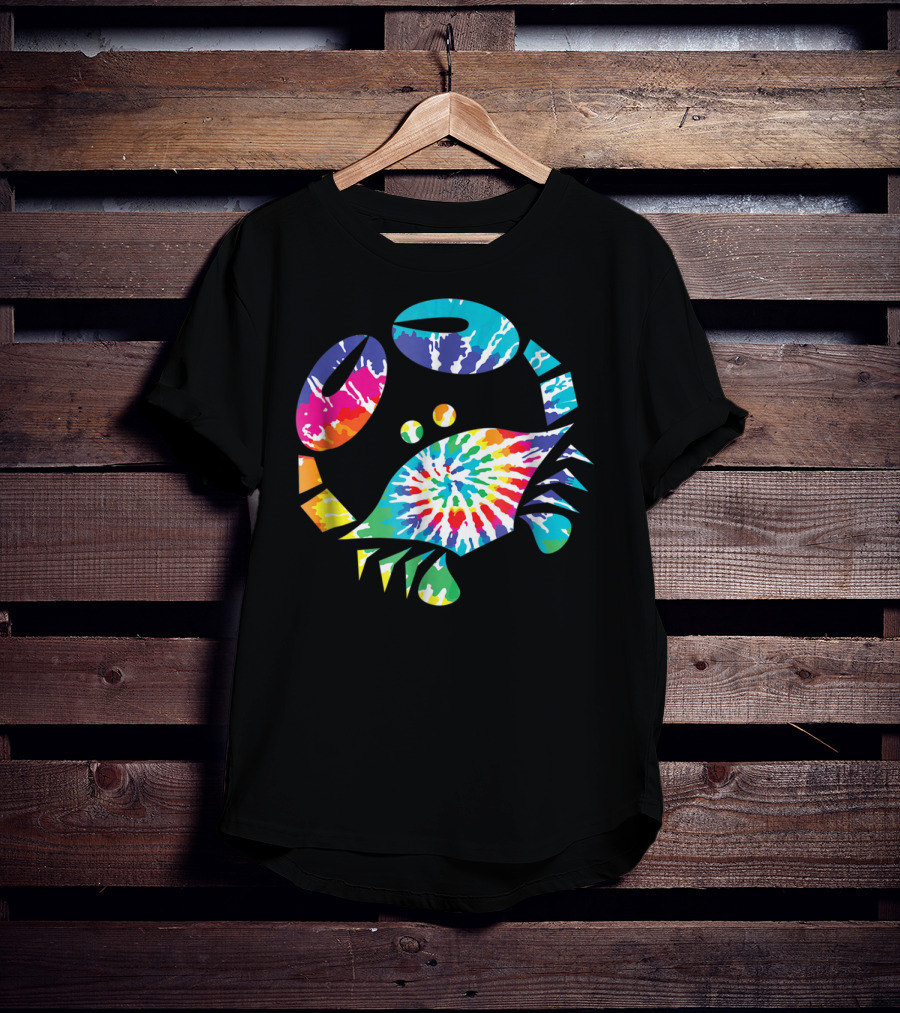 Tie Dye Fun Crab T-Shirt