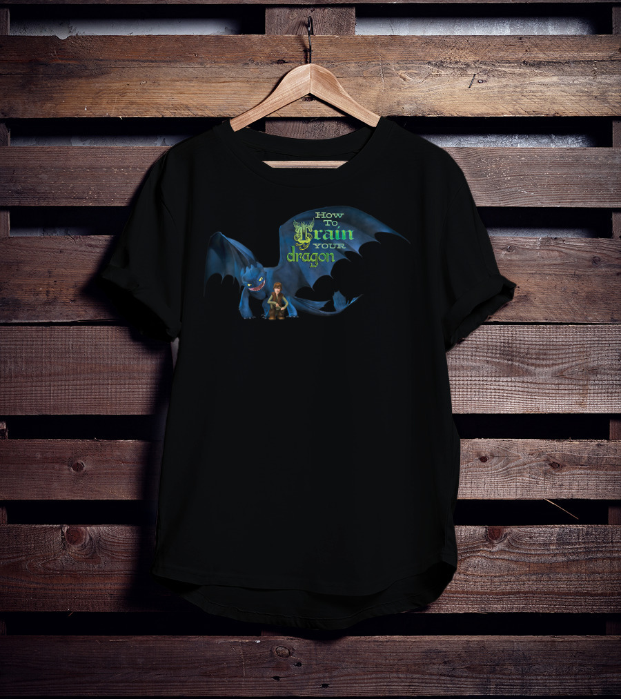 How To Train Your Dragon Toothless And Hiccup Kids Dreamworks T-Shirt