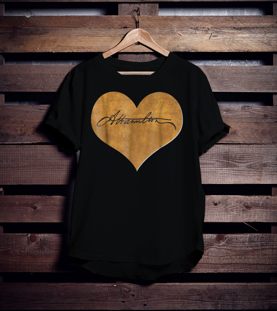 Alexander Hamilton Heart Signature T-Shirt