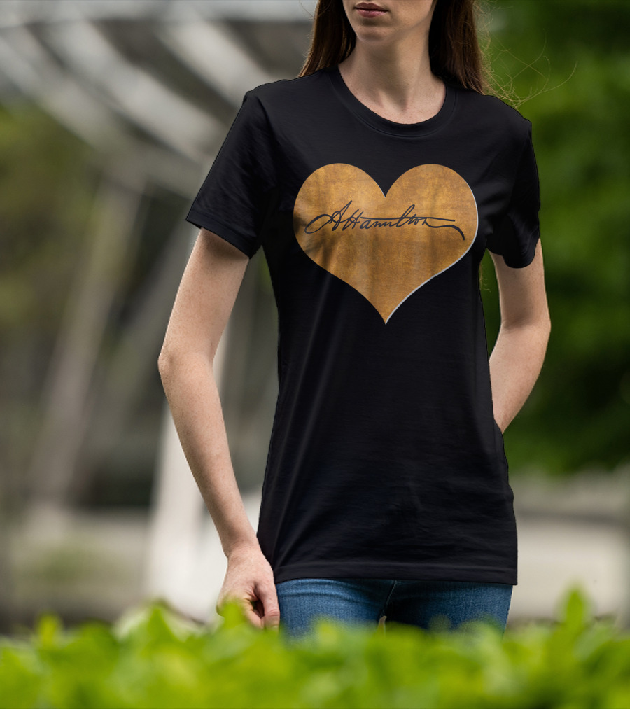 Alexander Hamilton Heart Signature T-Shirt
