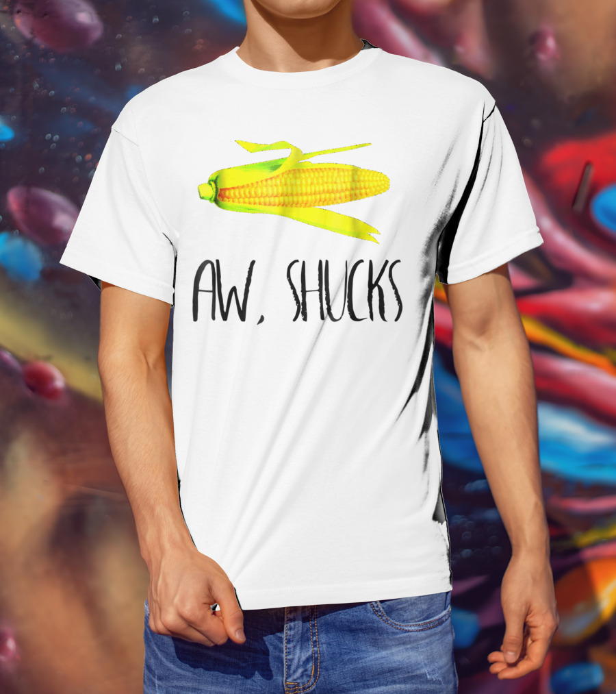 Aw Shucks Amaizing Pun Corn On The Cob T-Shirt