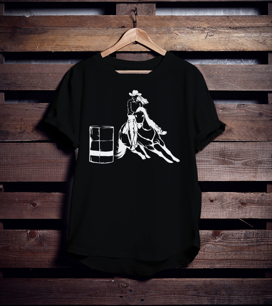 Barrel Racing Rodeo Horse Lovers T-Shirt
