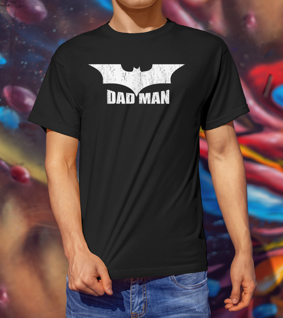 Dadman Bat Symbol Proud Of My Daddy Father's Day T-Shirt