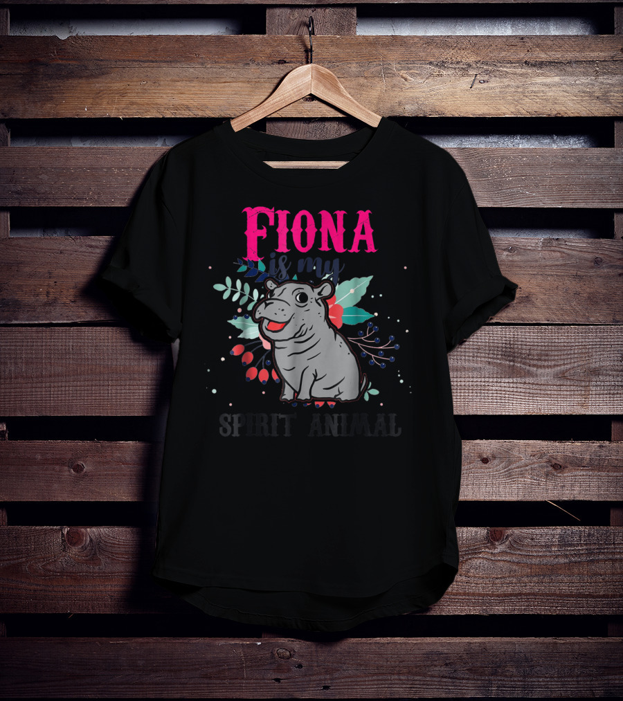 Fiona Is My Spirit Animal Hippo Team Fiona T-Shirt