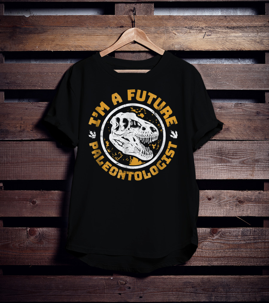 I'm A Future Paleontologist Dinosaur Skull T-Shirt