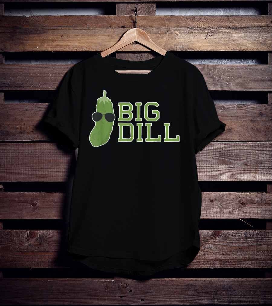 Big Dill Pun With Cool Sunglasses Pickle T-Shirt