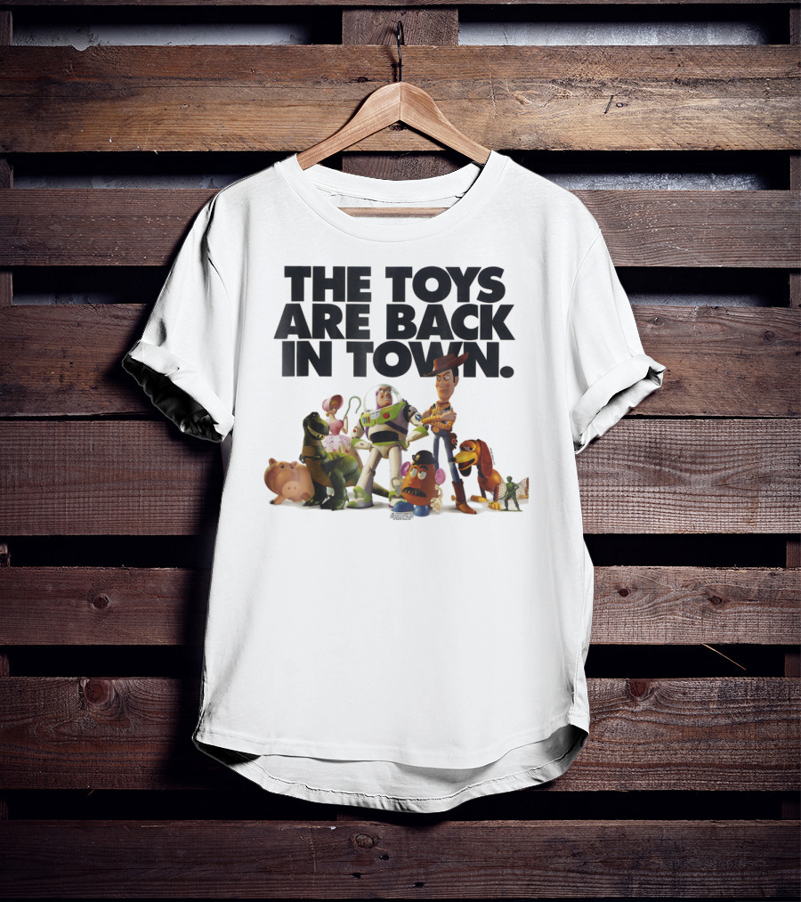The Toys Are Back In Town Disney Pixar Toy Story Characters T-Shirt