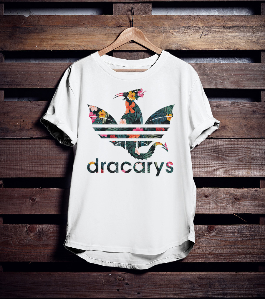 Dragon Lover Dracarys Floral Tropical T-Shirt
