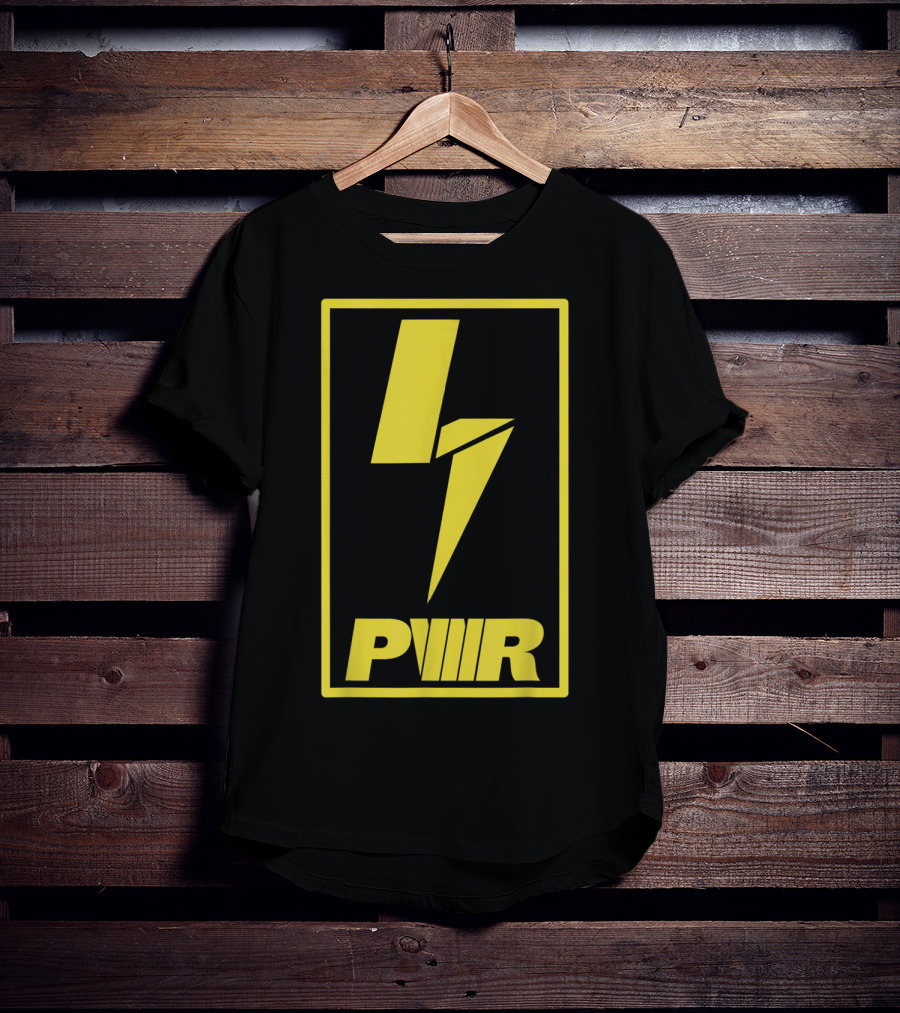 PWR Hazard Bolt Lightning T-Shirt